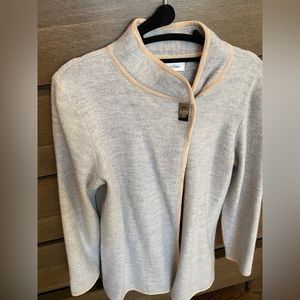 Calvin Klein grey sweater jacket worn once